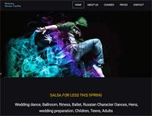 Tablet Screenshot of galwaydancecentre.com